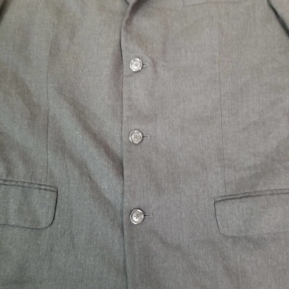 Jos. A. Bank Mens Blazer Charcoal Size 42L 3 Button Front Wool Cashmere Blend - Picture 11 of 15